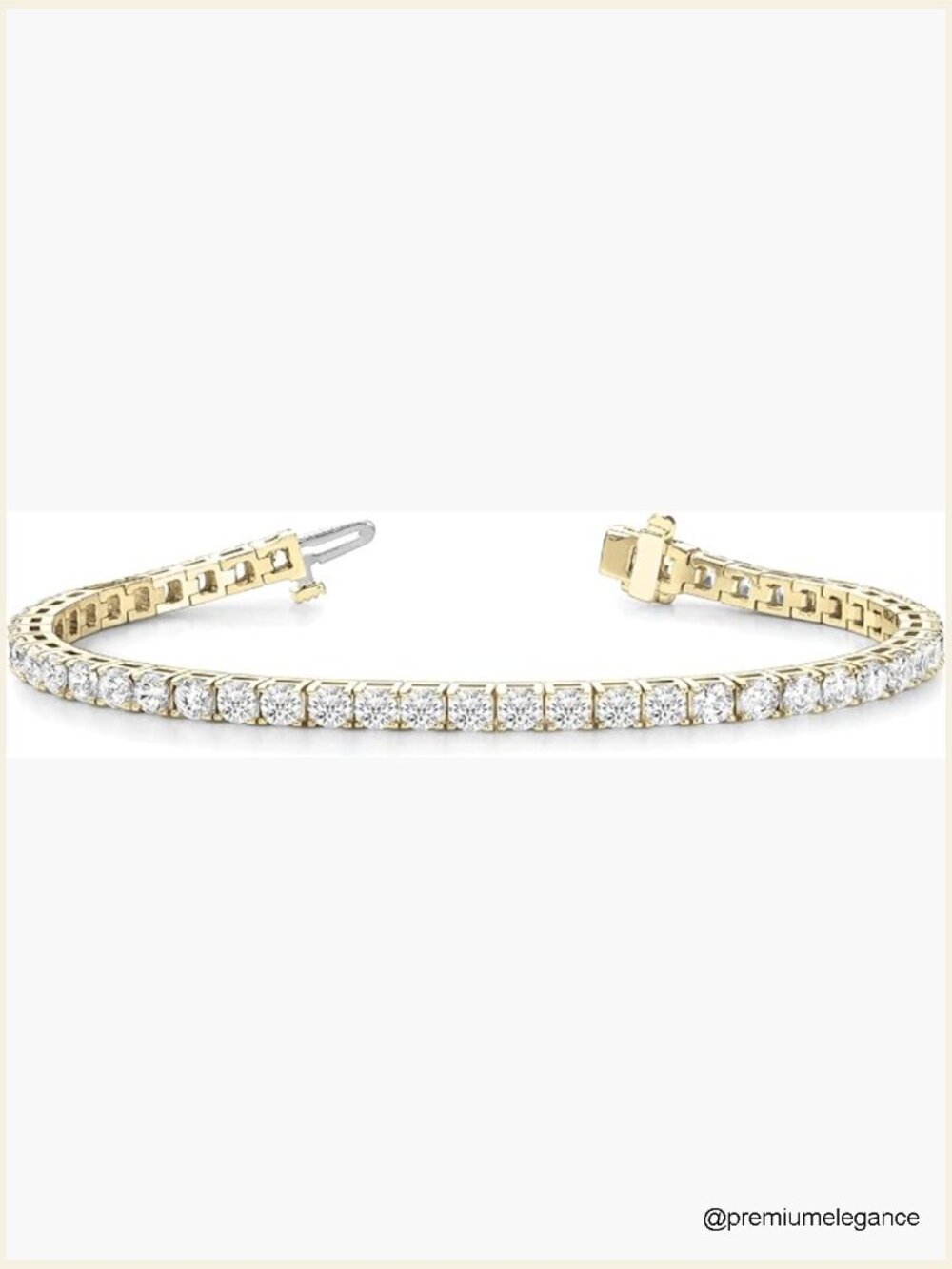 Classic Lab Grown Diamond Tennis Bracelet 4 Prong